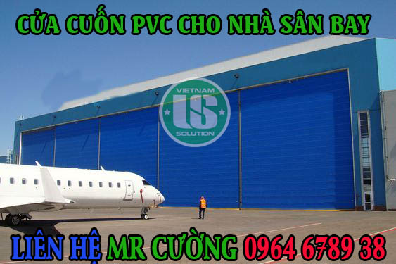 Cửa cuốn nhanh PVC cho Nhà sân bay